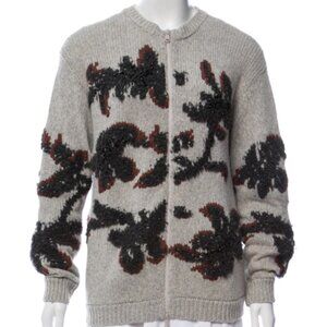 BRUNELLO CUCINELLI Heavy Knit Zip-Up Cardigan